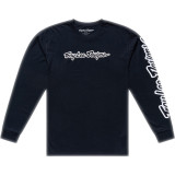 T-Shirt TROY LEE DESIGNS Long Sleeve Signature - noir