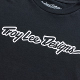 T-Shirt TROY LEE DESIGNS Long Sleeve Signature - noir