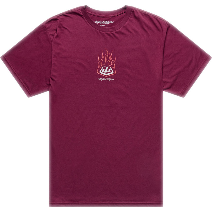 T-Shirt TROY LEE DESIGNS Flame2 - Sangria