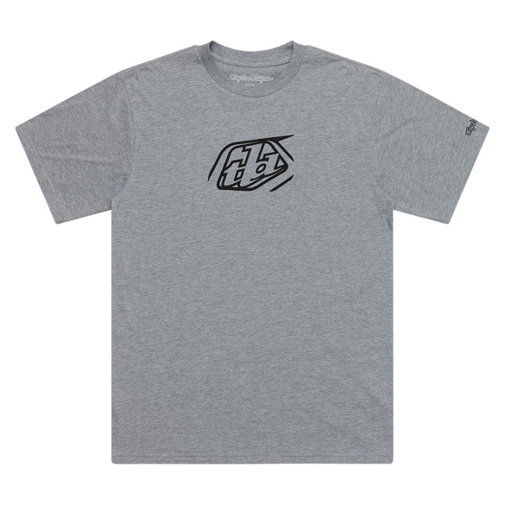 T-Shirt TROY LEE DESIGNS Badge - Gray Heater