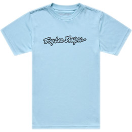 T-Shirt enfant TROY LEE DESIGNS Signature - Dawn Blue