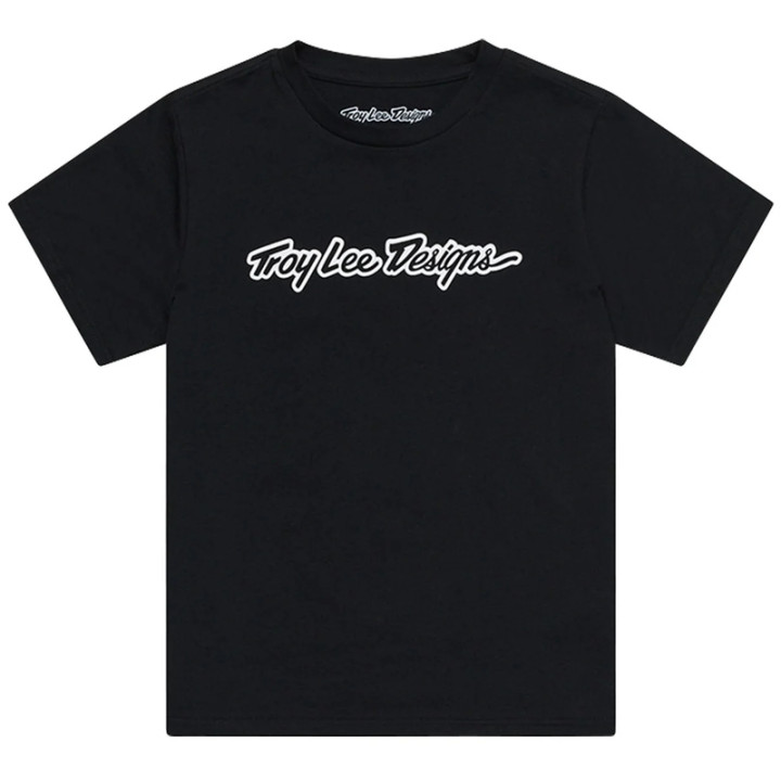 T-Shirt enfant TROY LEE DESIGNS Signature - noir