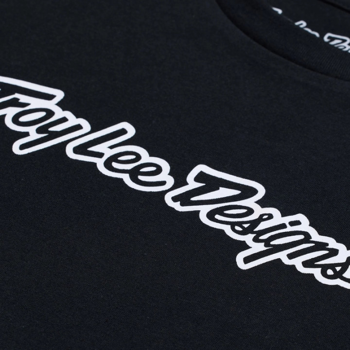 T-Shirt enfant TROY LEE DESIGNS Signature - noir