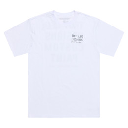 T-Shirt TROY LEE DESIGNS Paint Shop - blanc