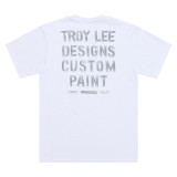 T-Shirt TROY LEE DESIGNS Paint Shop - blanc