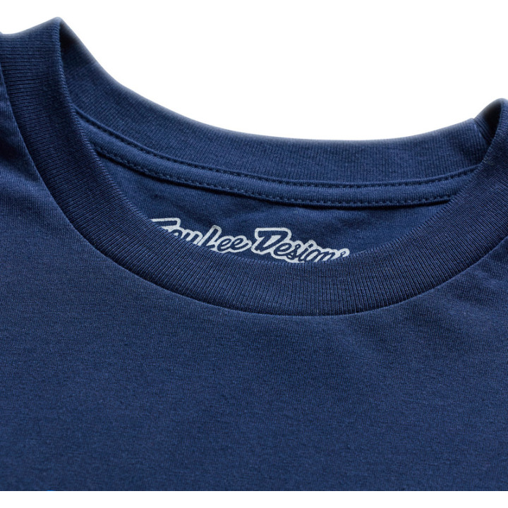 T-Shirt TROY LEE DESIGNS Signature - Navy/Aero Blue