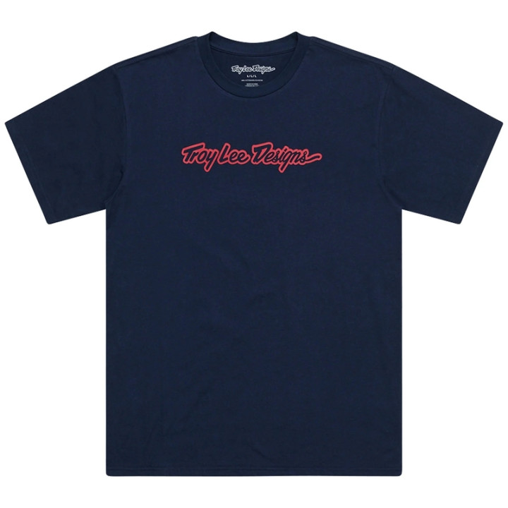 T-Shirt TROY LEE DESIGNS Signature - Navy