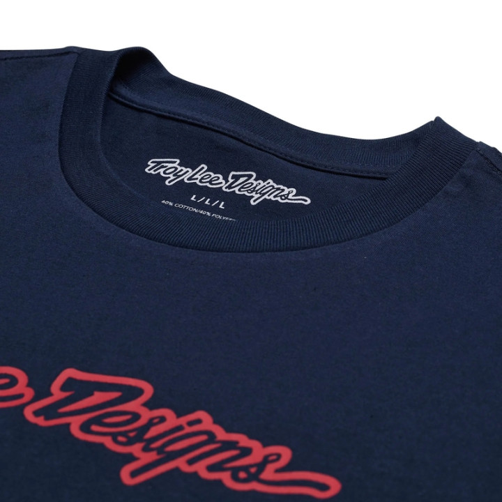 T-Shirt TROY LEE DESIGNS Signature - Navy