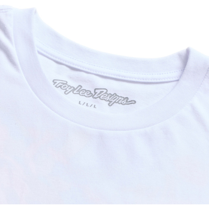 T-Shirt TROY LEE DESIGNS Heritage - blanc