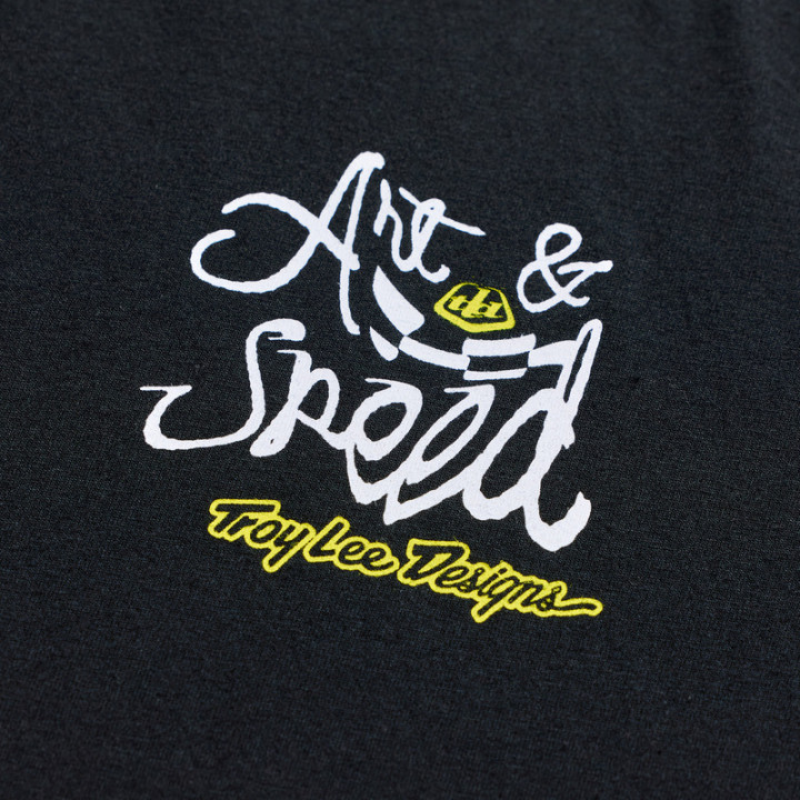 T-Shirt TROY LEE DESIGNS Heritage - noir