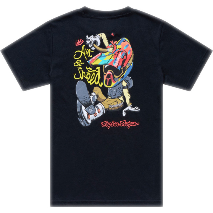 T-Shirt enfant TROY LEE DESIGNS Heritage - noir