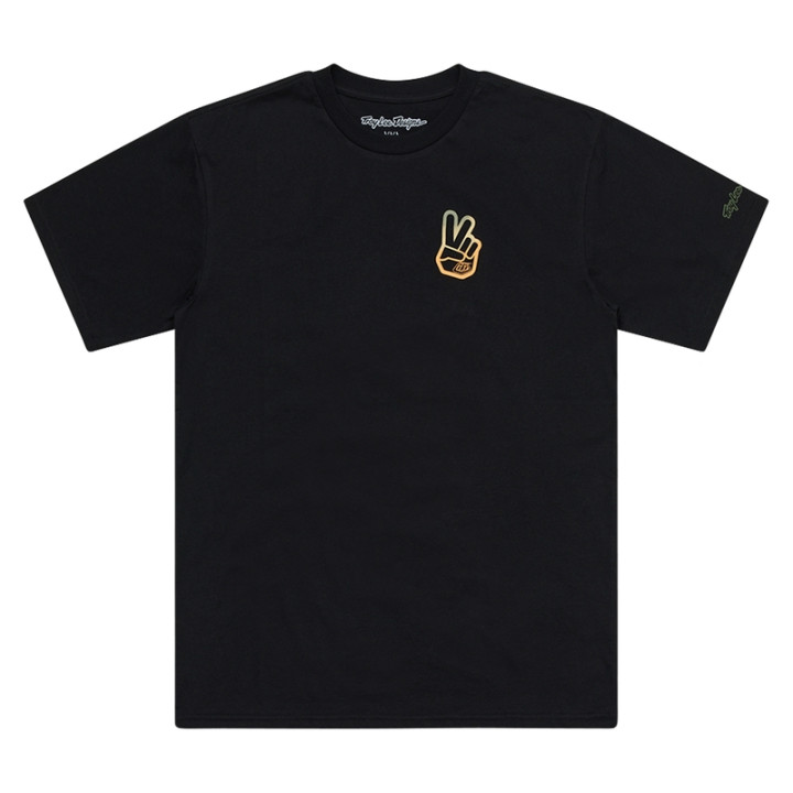 T-Shirt TROY LEE DESIGNS Peace Out - noir