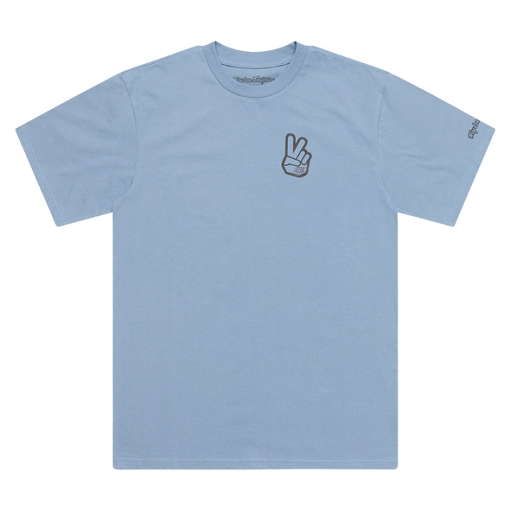T-Shirt TROY LEE DESIGNS Peace Out - Smoke Blue