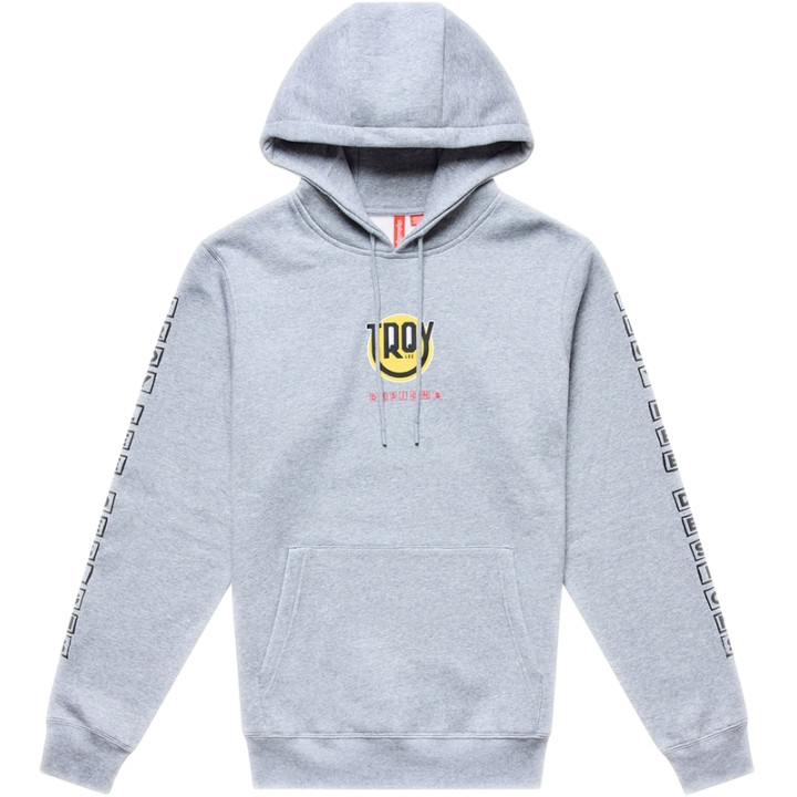 Hoodie TROY LEE DESIGNS Happy Dayz - Gray Heather