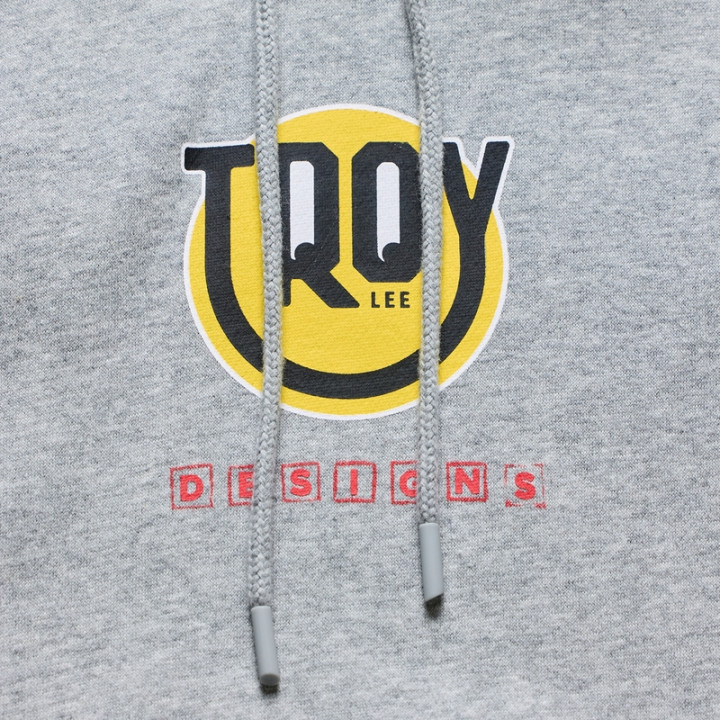 Hoodie TROY LEE DESIGNS Happy Dayz - Gray Heather