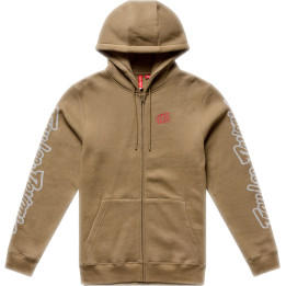 Hoodie TROY LEE DESIGNS Zip Up Badge - Sienna
