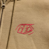 Hoodie TROY LEE DESIGNS Zip Up Badge - Sienna