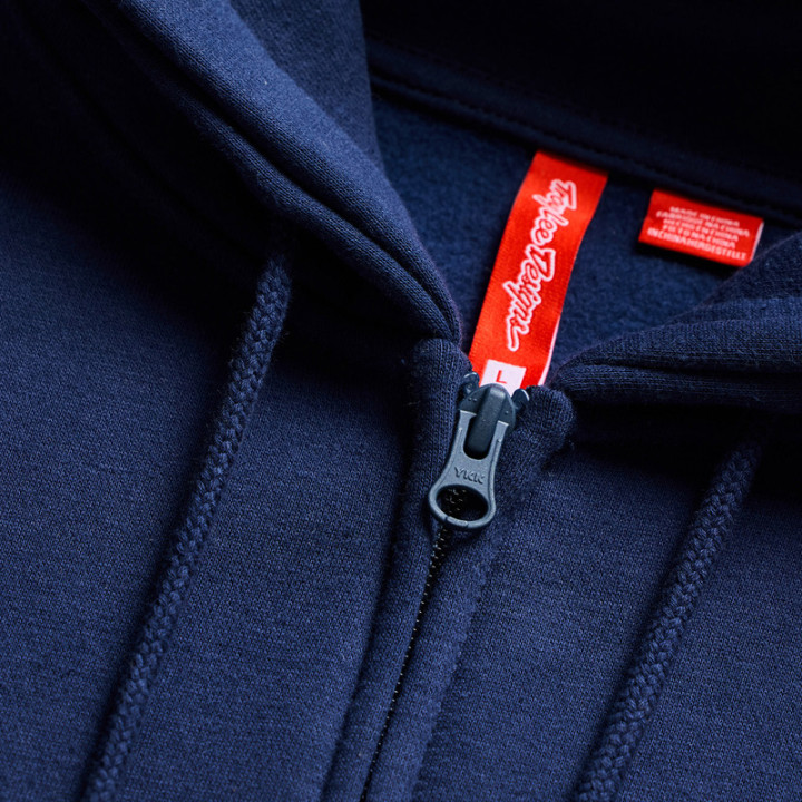 Hoodie TROY LEE DESIGNS Zip Up Badge - Navy/Sage