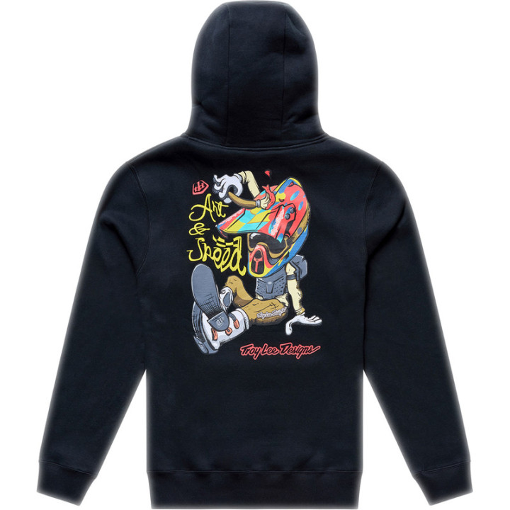 Hoodie TROY LEE DESIGNS Heritage - noir