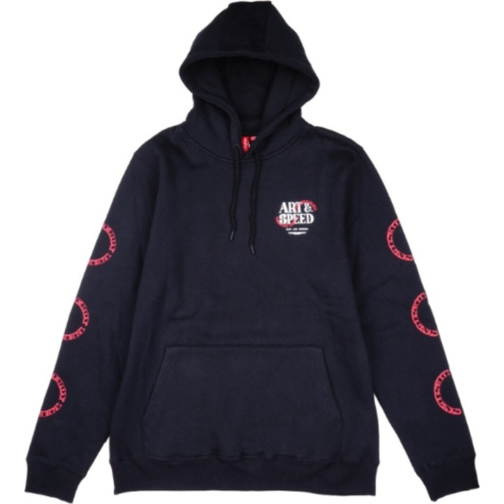 Hoodie TROY LEE DESIGNS Pink Slips - noir