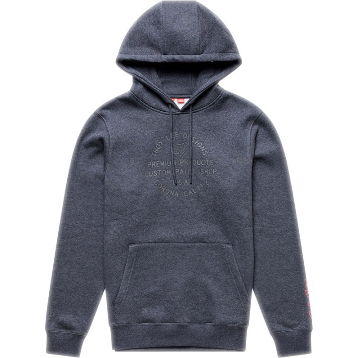 Hoodie TROY LEE DESIGNS Imprint - Black Heather