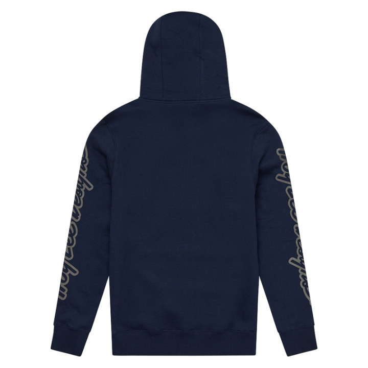 Hoodie TROY LEE DESIGNS Zip Up Branded - Navy