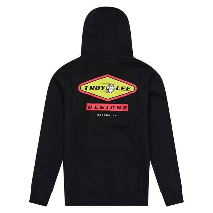 Hoodie TROY LEE DESIGNS Carb - noir