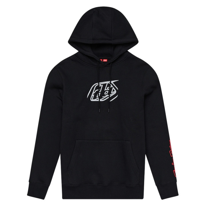 Hoodie enfant TROY LEE DESIGNS Badge - noir