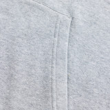 Hoodie TROY LEE DESIGNS Zip Up Signature - Gray/Heather/Red