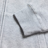 Hoodie TROY LEE DESIGNS Zip Up Signature - Gray/Heather/Red