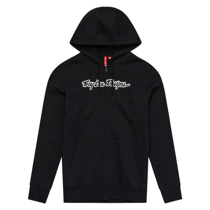 Hoodie TROY LEE DESIGNS Zip Up Signature - noir