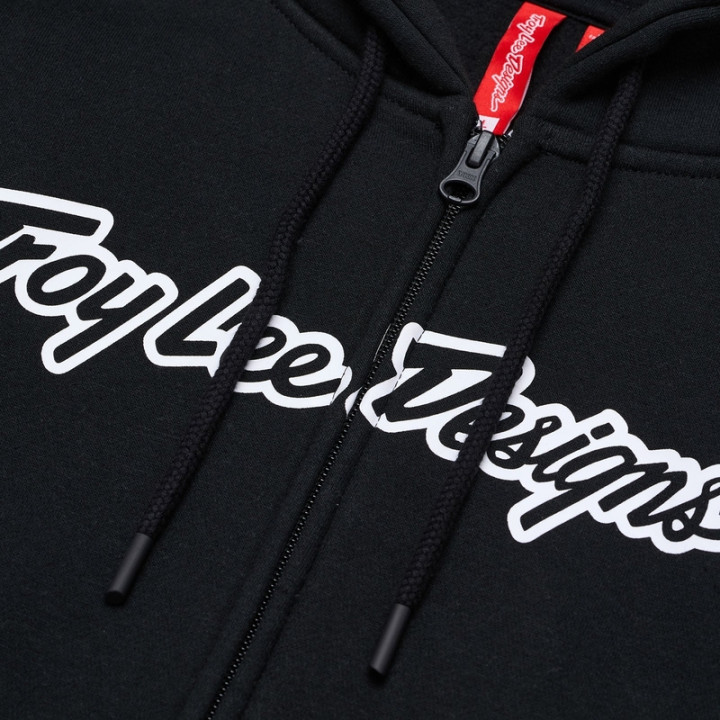Hoodie TROY LEE DESIGNS Zip Up Signature - noir