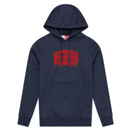 Hoodie TROY LEE DESIGNS Stamp - Navy Heather