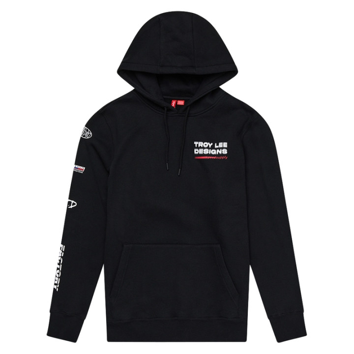Hoodie TROY LEE DESIGNS Factory - noir