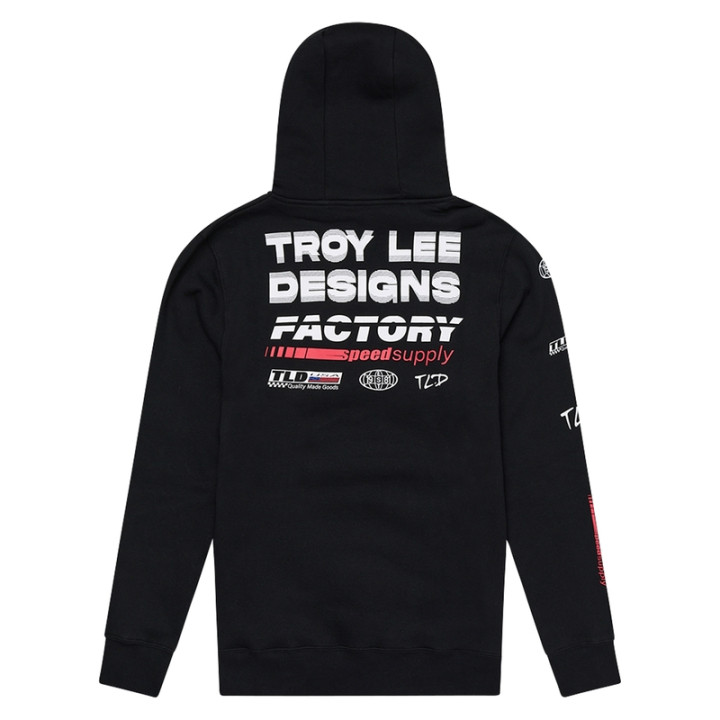 Hoodie TROY LEE DESIGNS Factory - noir