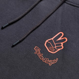 Hoodie TROY LEE DESIGNS Peace Out - Carbon/Black