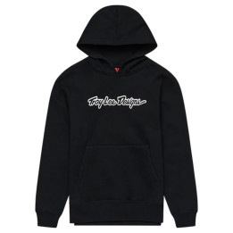 Hoodie femme TROY LEE DESIGNS Signature - noir