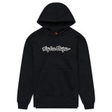 Hoodie femme TROY LEE DESIGNS Signature - noir