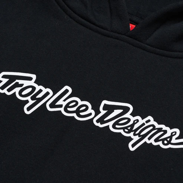Hoodie femme TROY LEE DESIGNS Signature - noir