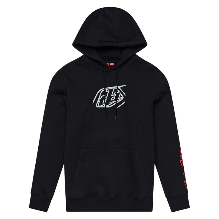 Hoodie TROY LEE DESIGNS Badge - noir