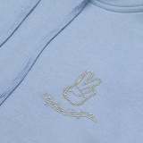 Hoodie femme TROY LEE DESIGNS Peace Out - bleu fumé