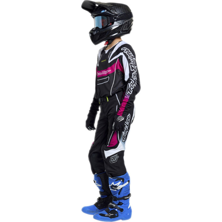 Pantalon enfant TROY LEE DESIGNS SE Pro - Salvo noir/blanc