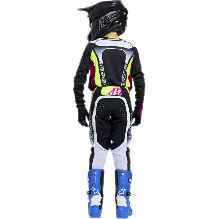 Pantalon enfant TROY LEE DESIGNS SE Pro - Salvo noir/blanc