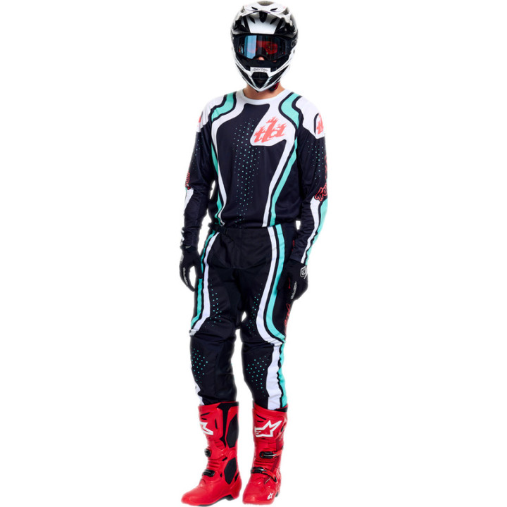 Pantalon TROY LEE DESIGNS GP Pro - Roller noir/Teal