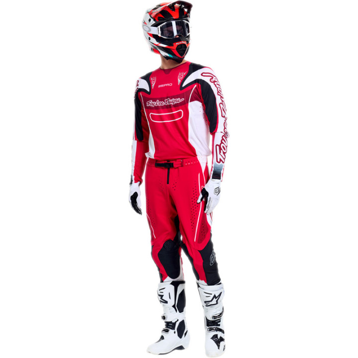 Pantalon TROY LEE DESIGNS SE Pro - Salvo rouge/blanc