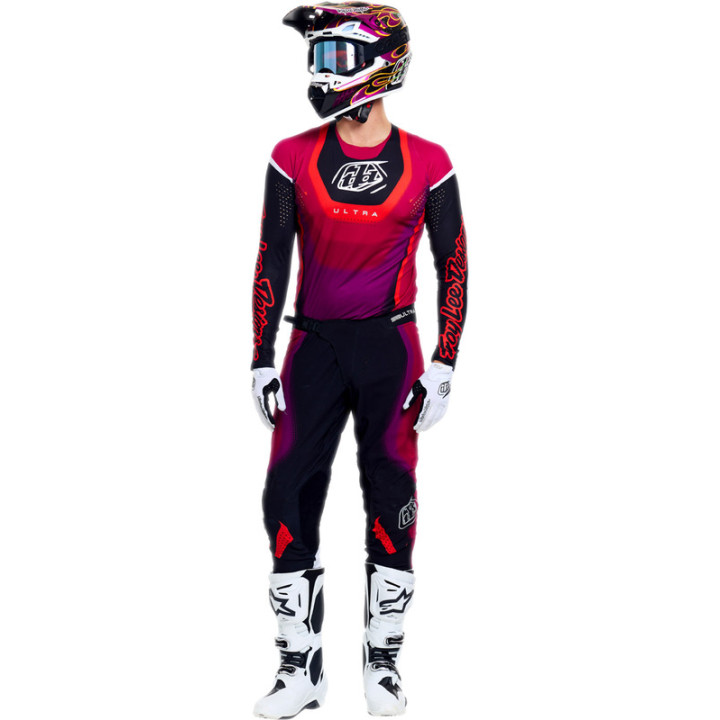 Pantalon TROY LEE DESIGNS SE Ultra - Vision noir/fuschia