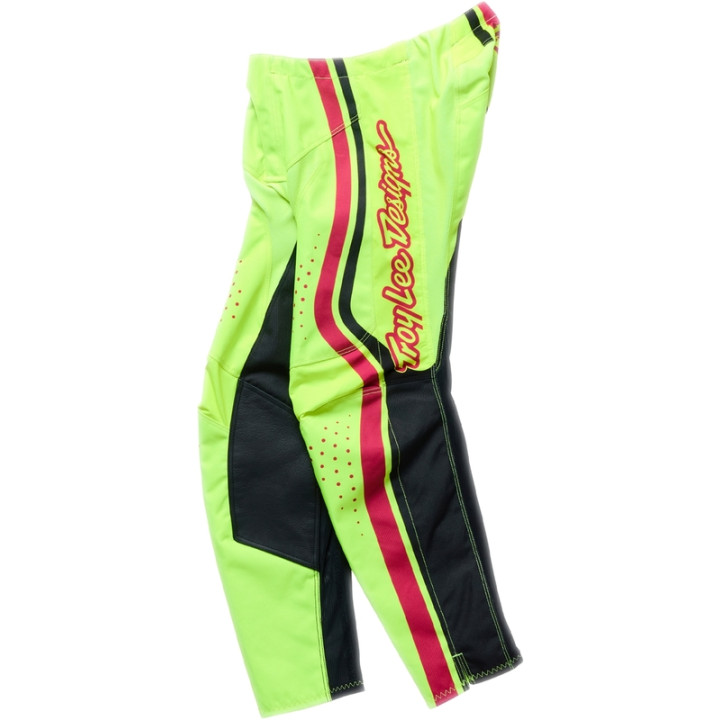 Pantalon enfant TROY LEE DESIGNS GP Pro - Roller jaune fluo/fuschia