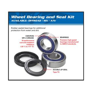 Kit roulements de roue arrière all balls Honda 1039818