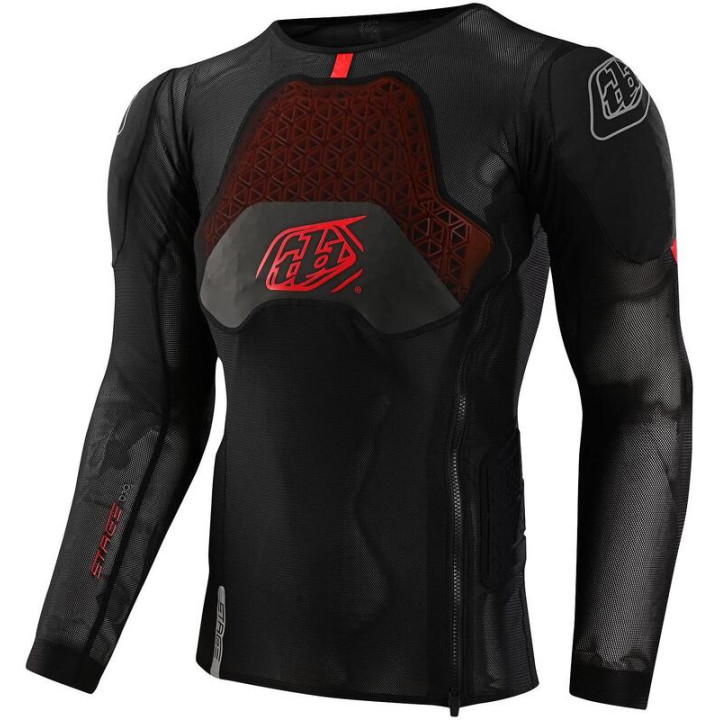 Gilet de protection TROY LEE DESIGNS Stage Ghost D3O - manches longues