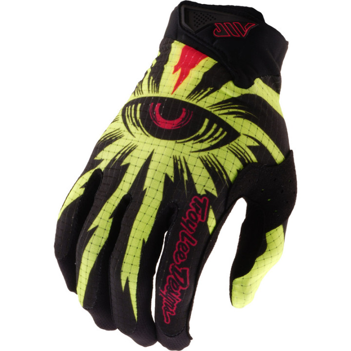 Gants TROY LEE DESIGNS Air - Cyclops noir/jaune fluo
